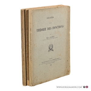 Leçons sur la théorie des fonctions, sur les fonctions entières, sur les séries divergéntes [3 books together]. — Borel, Émile.