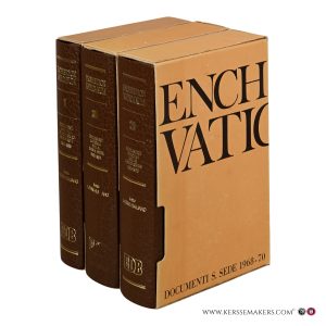 Enchiridion Vaticanum 1. Documenti del concilio Vaticano II (1962-1965). 2. Documenti ufficiali della Santa Sede 1963-1967. 3. Documenti ufficiali della Santa Sede 1968-1970. Testo ufficiale e versione Italiana. [3 volumes]. — Enchiridion Vaticanum: