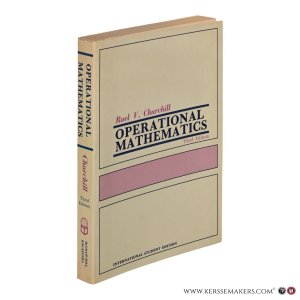 Operational Mathematics. Third Edition. International Student Edition. — Churchill, Ruel V.