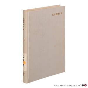 Dialecticae Institutiones. Aristotelicae Animadversiones. Faksimile-Neudruck der Ausgaben Paris 1543 mit einer Einleitung von Wilhelm Risse. — Ramus, Petrus.